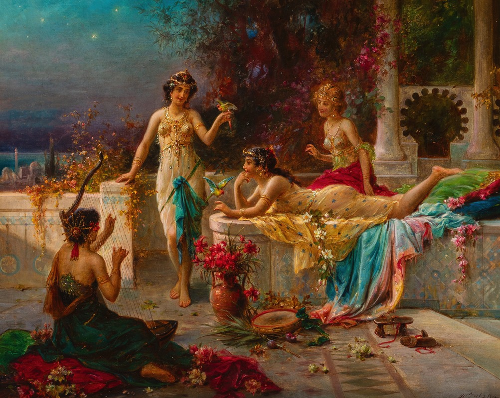 Hans Zatzka - Les odalisques
