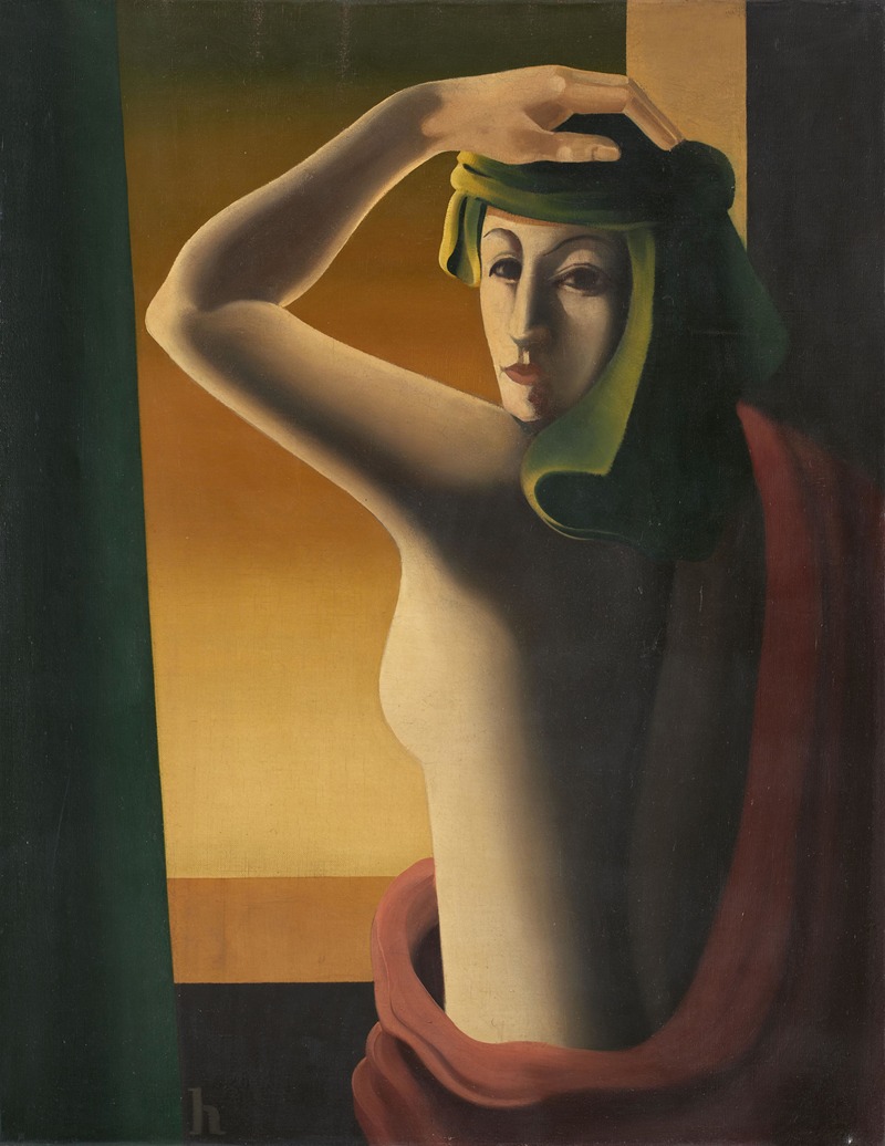 Heinrich Hoerle - Mädchen am Fenster