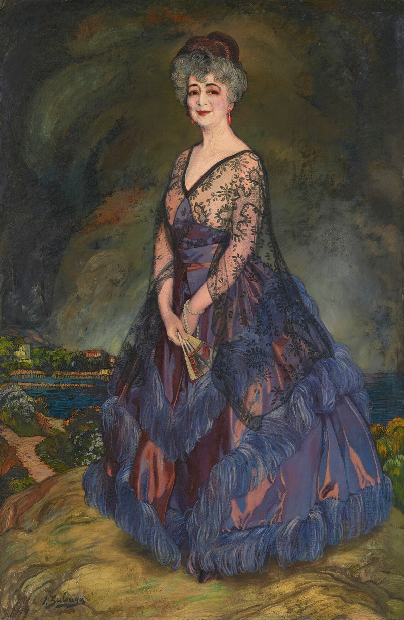 Ignacio Zuloaga - Portrait of Mrs. Julia G. Fahnestock