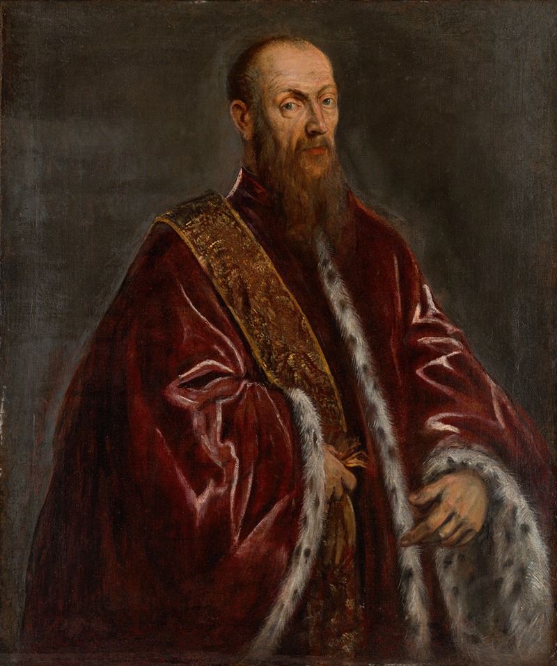 Jacopo Tintoretto - Portrait of Vincenzo Morosini (1511-1588)