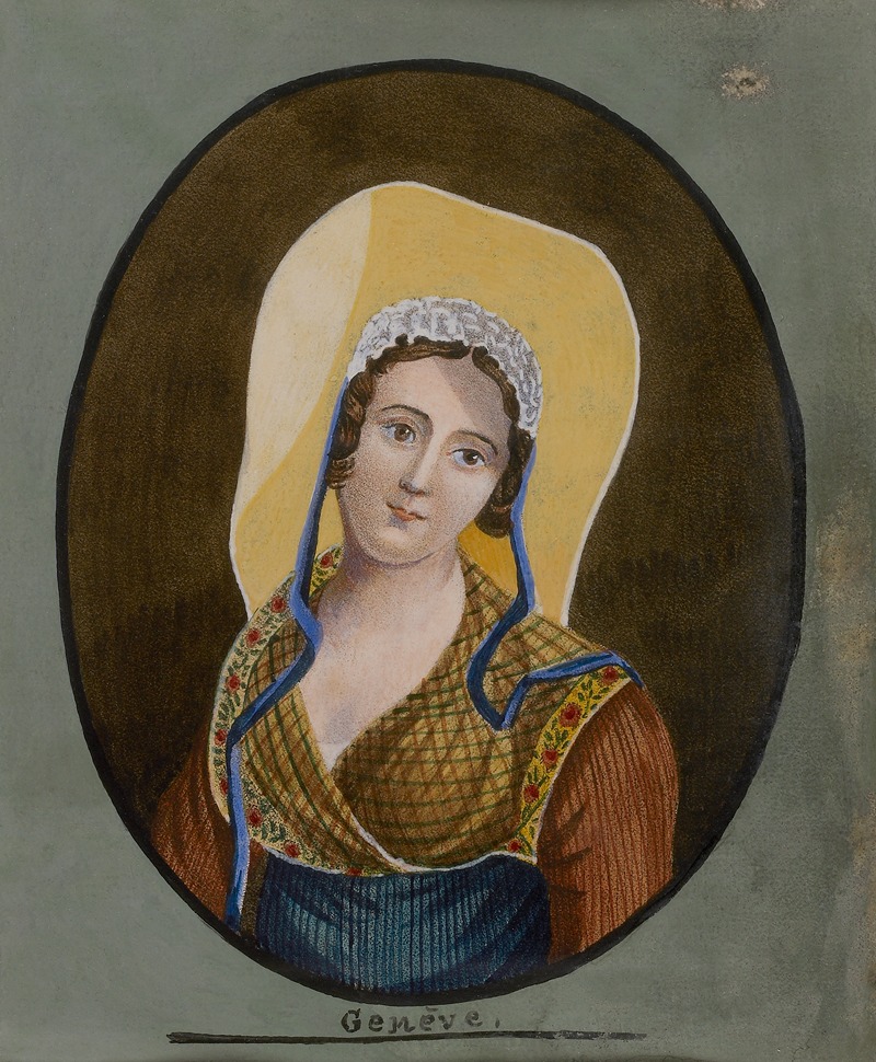 Jan Hulswit - Vrouw in zwitserse klederdracht