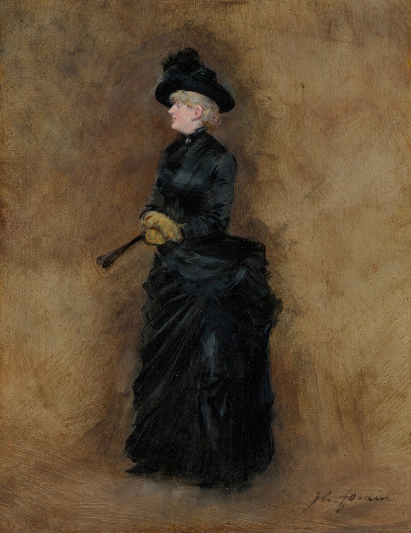 Jean-Louis Forain - L’Élégante à l’éventail