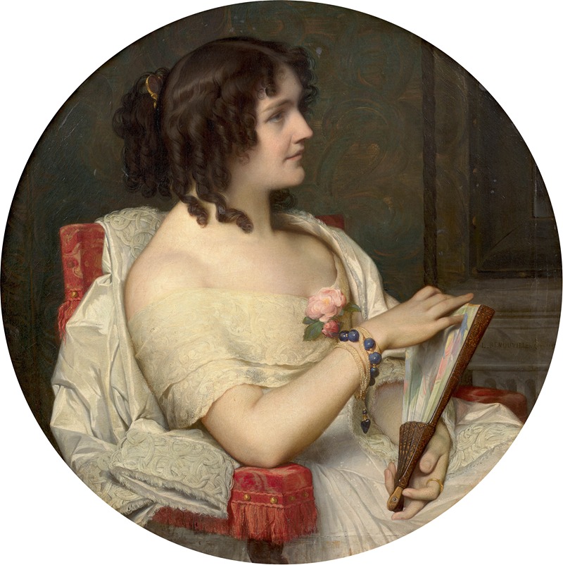 Léon Benouville - Portrait of Mrs Adolphe Viollet-le-Duc