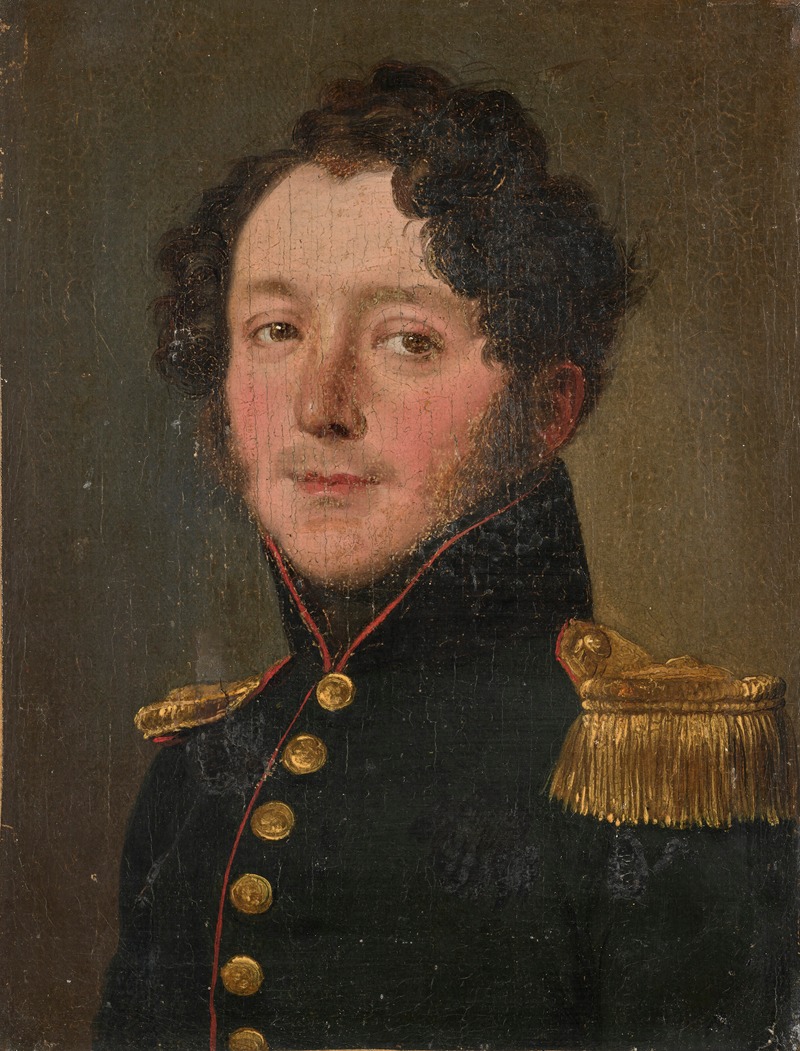 Louis-Léopold Boilly - Portrait of an artillery captain