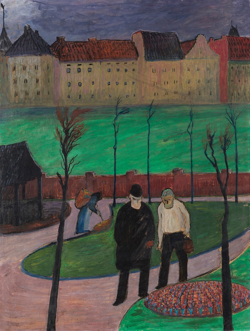Marianne von Werefkin - Am Blumenbeet