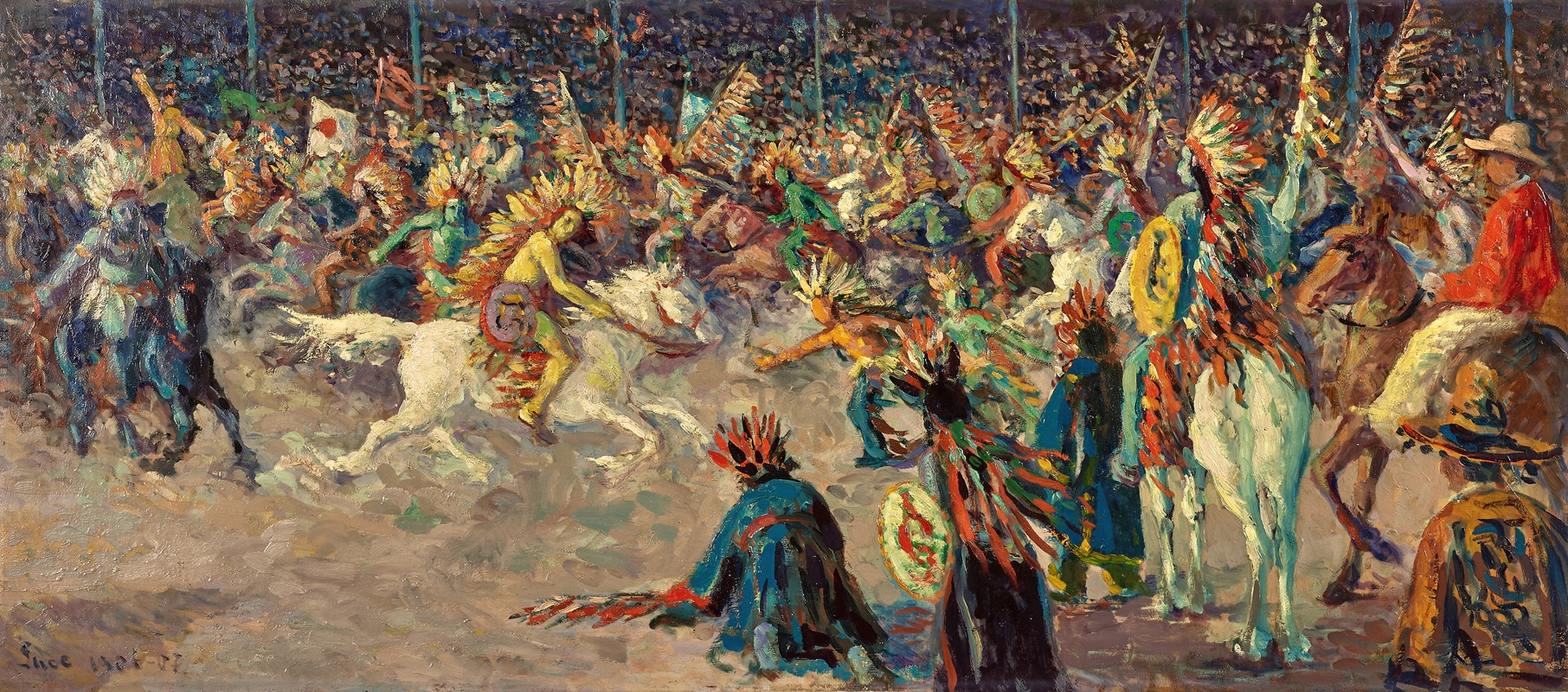 Maximilien Luce - Buffalo Bill