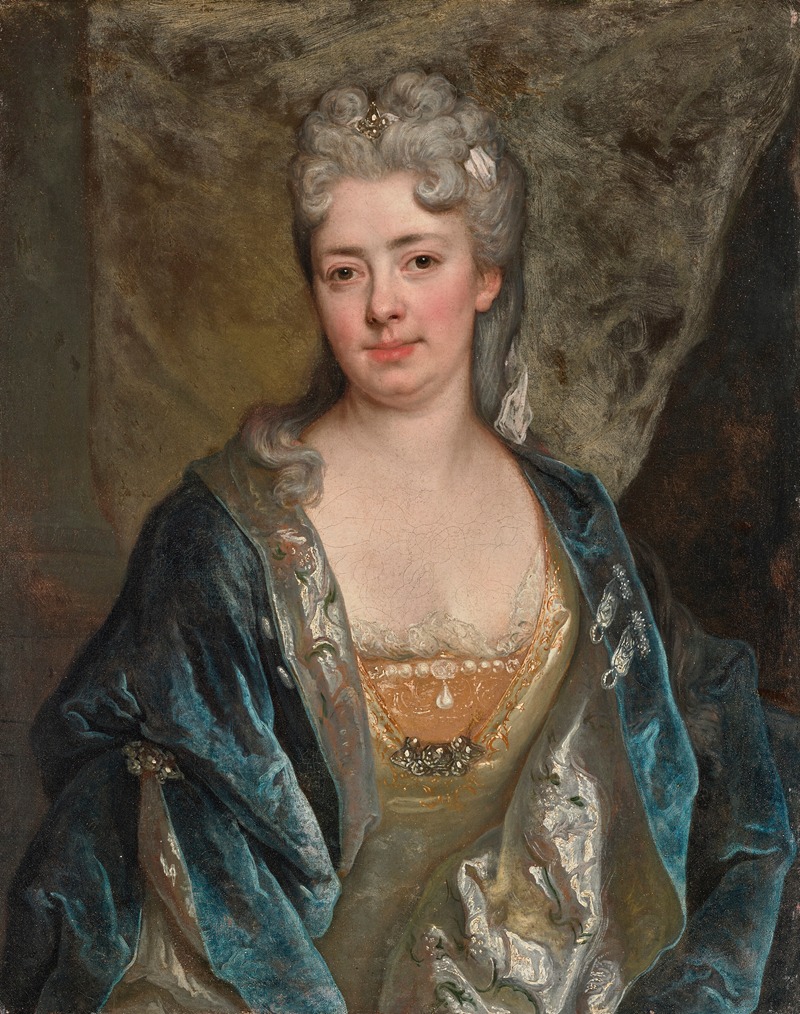 Nicolas De Largillierre - Portrait of a woman