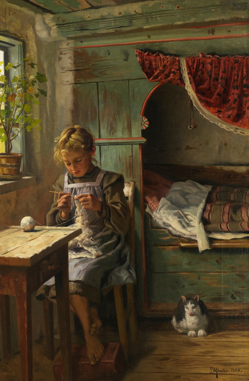 Peder Mørk Mønsted - In der Stube