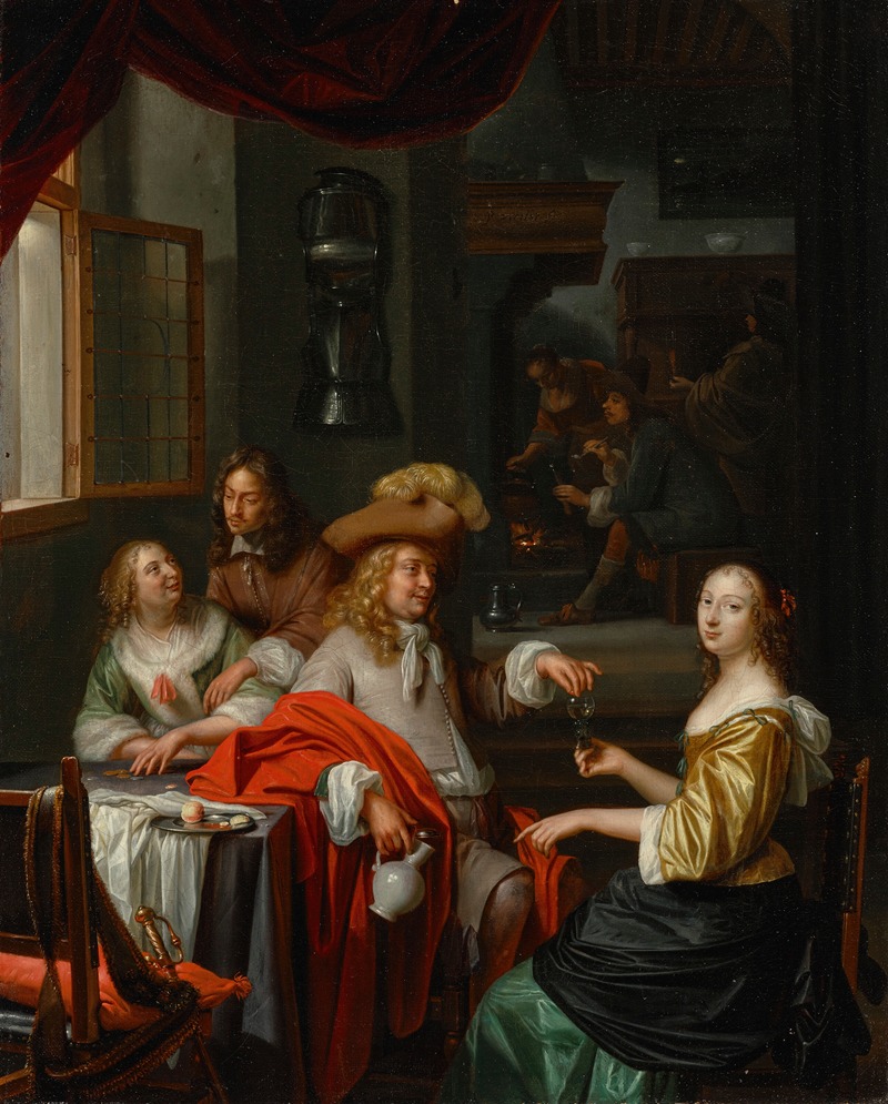 Pieter Hermansz Verelst   - A brothel scene