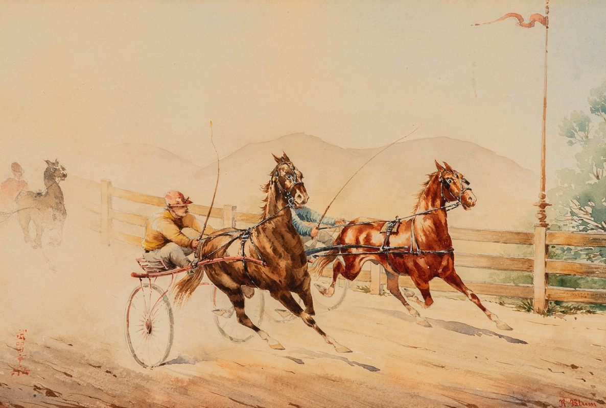 Robert Frederick Blum - Harness Race