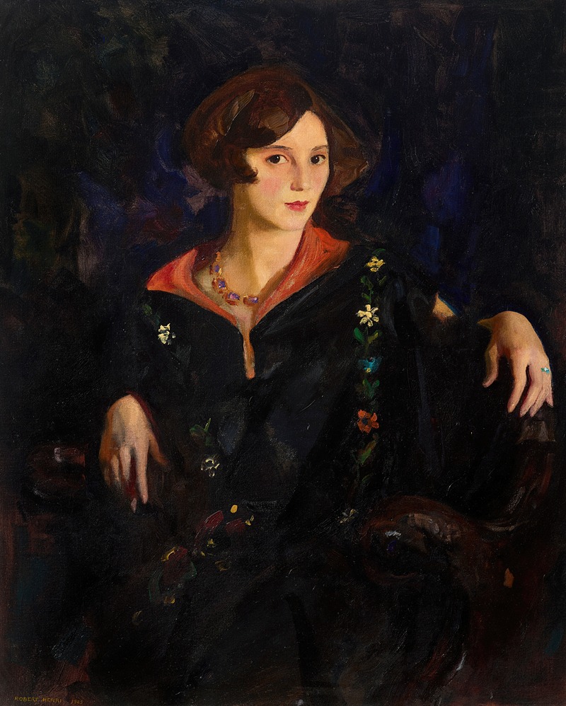 Robert Henri - Portrait of Miss Louise Getz