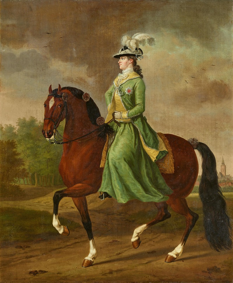 Tethard Philipp Christian Haag - Prinzessin Friederike Sophie Wilhelmine von Preußen zu Pferd