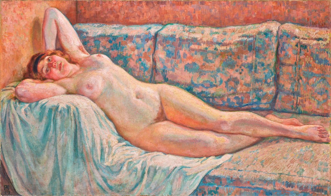 Theo van Rysselberghe - Paquita, nu allongé