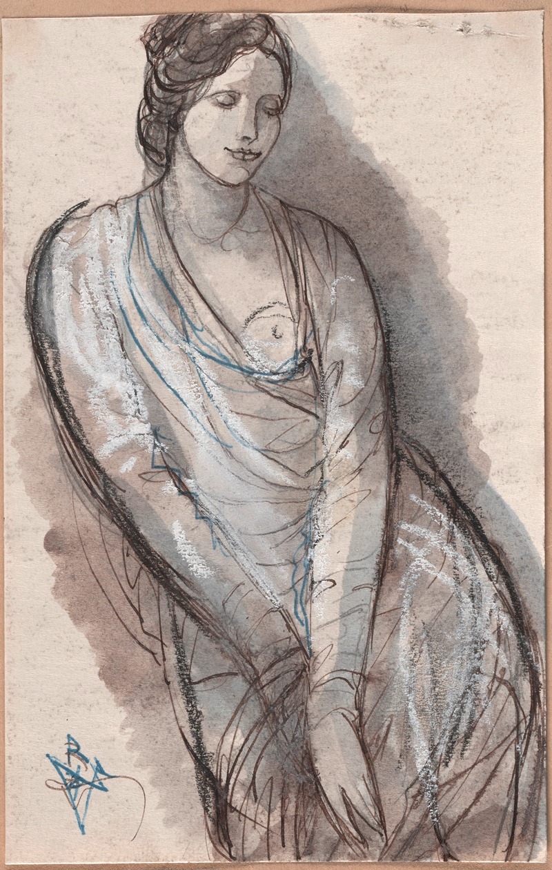 Victor Rousseau - Study of a woman