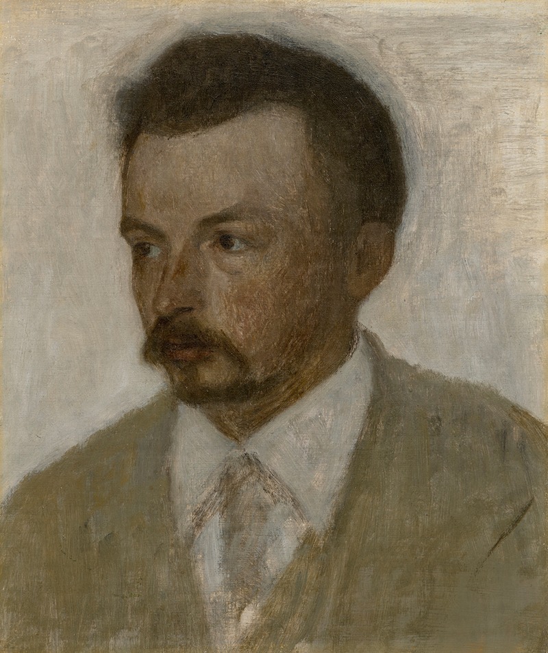 Vilhelm Hammershøi - Selv-portræt (Self-portrait)