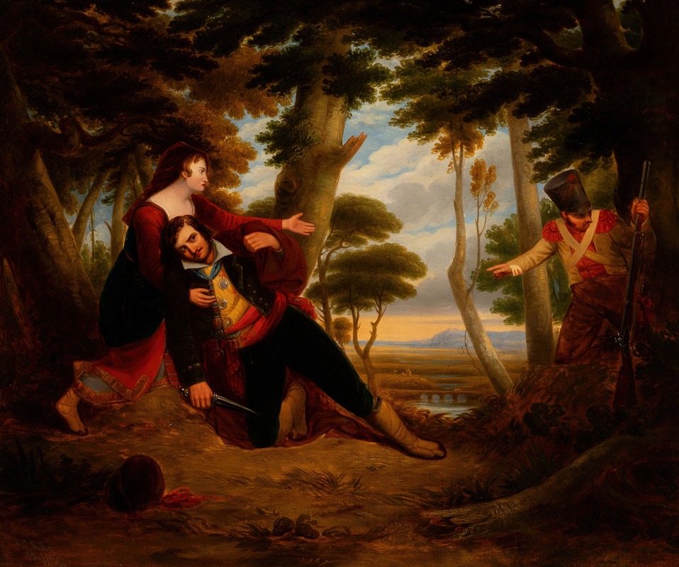 William Rickarby Miller - Romantic Scene