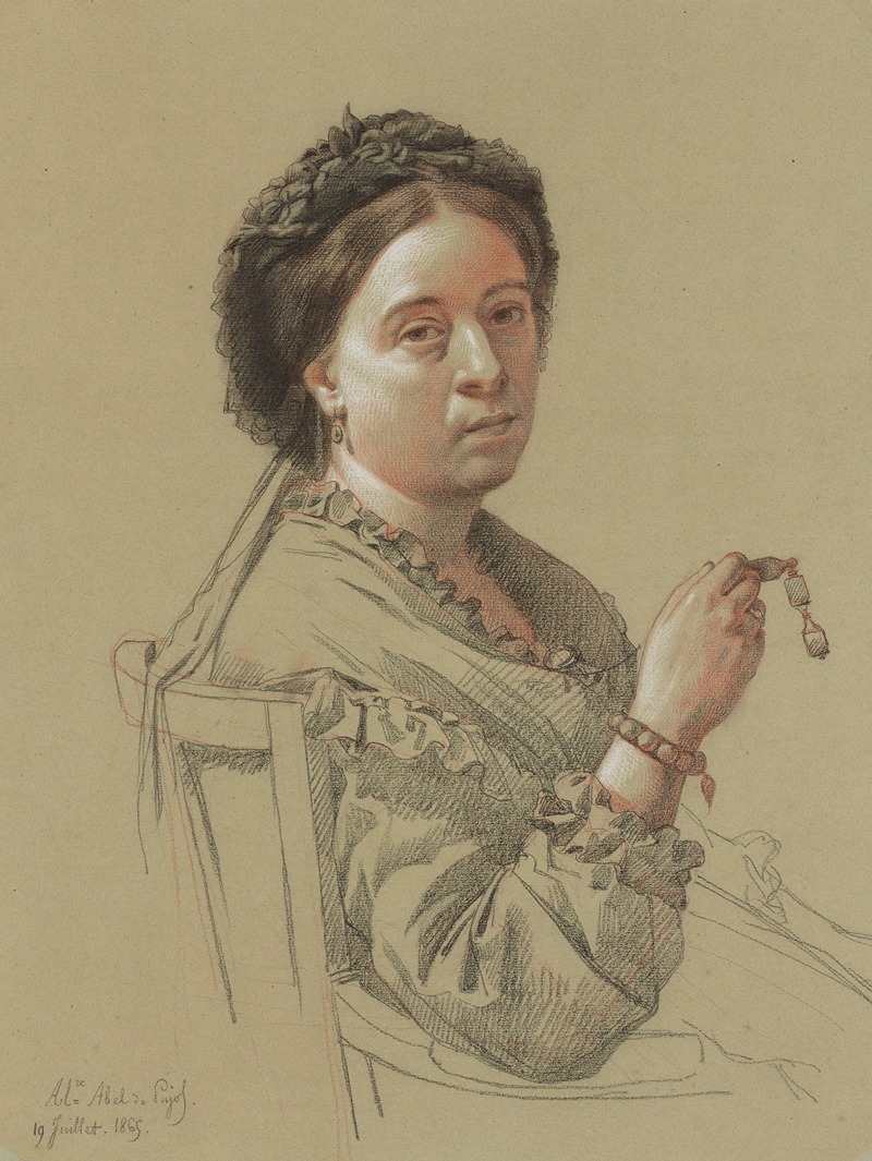 Alexandre Abel de Pujol - Portrait of a Woman