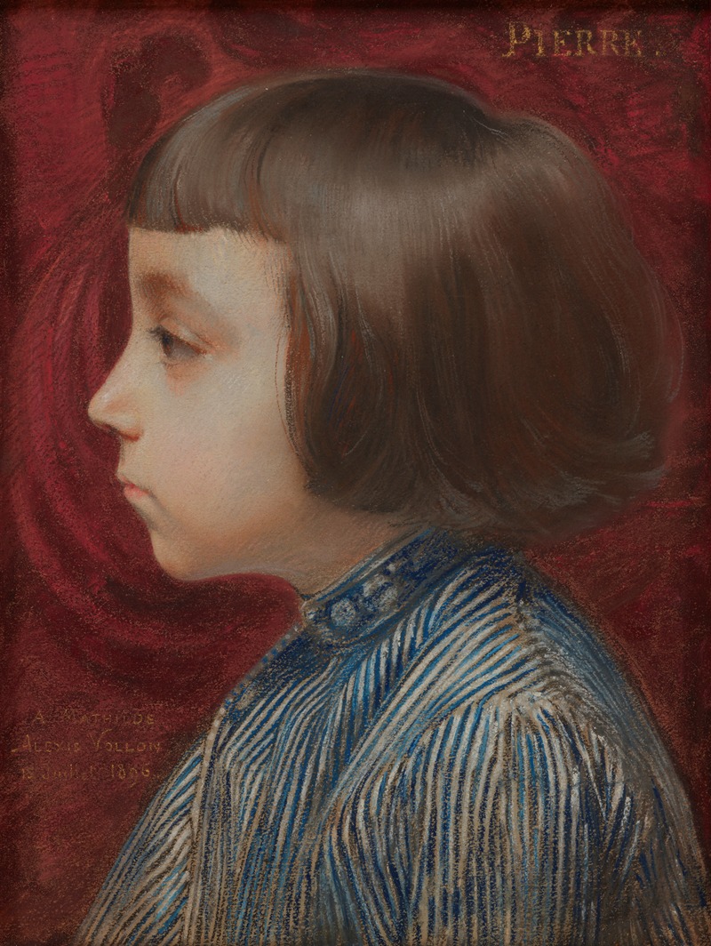 Alexis Vollon - Portrait of the Artist’s Son Pierre