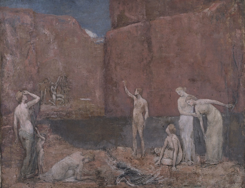 Alix d'Anethan - Allegory (study)