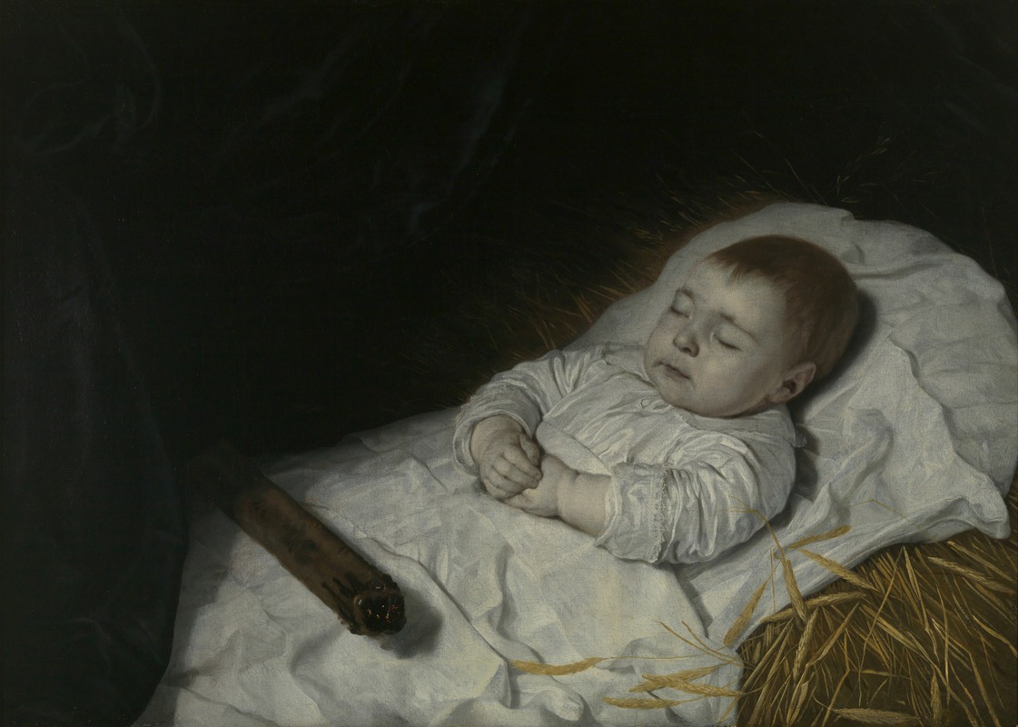 Bartholomeus van der Helst - Jongetje op zijn doodsbed