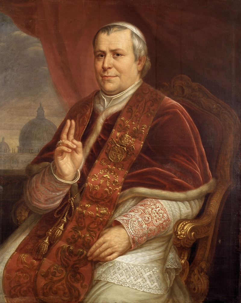 Charles Picqué - Portrait of Pope Pius IX