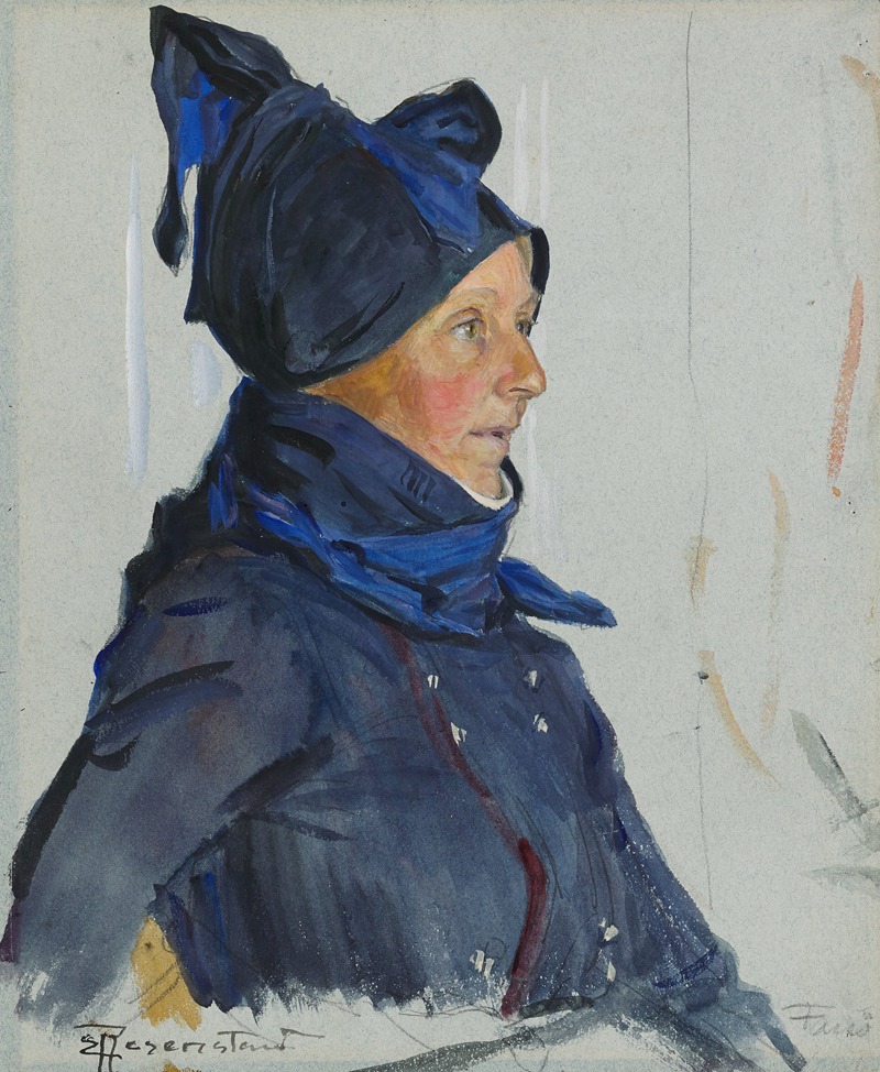 Christian Emil Rosenstand - Portrait of a Woman