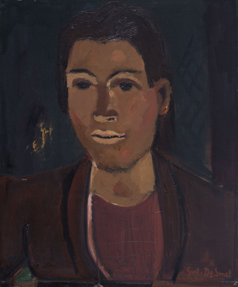 Gustave De Smet - Portrait of a Woman