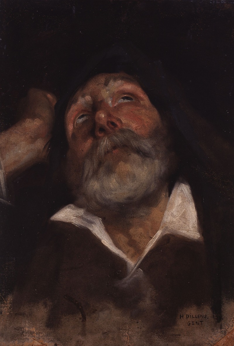 Henri Dillens - Head of a Man