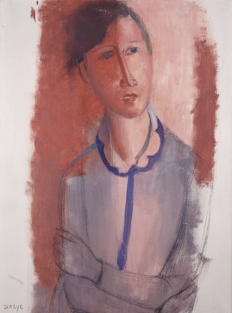 Hippolyte Daeye - Portrait of a Young Woman