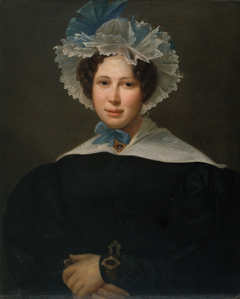 Jozef Geirnaert - Portrait of Theresia Pinnoy, the Artist’s Wife
