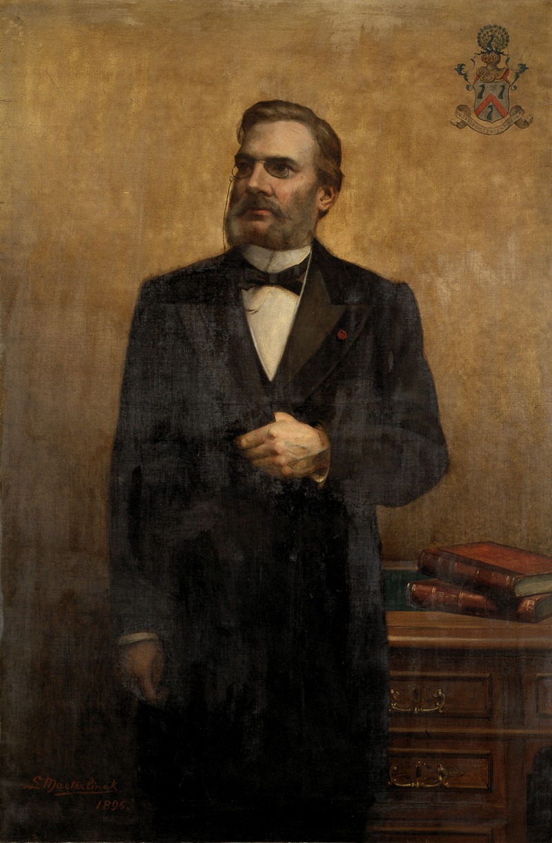 Louis Maeterlinck - Portrait of Baron Napoleon De Pauw
