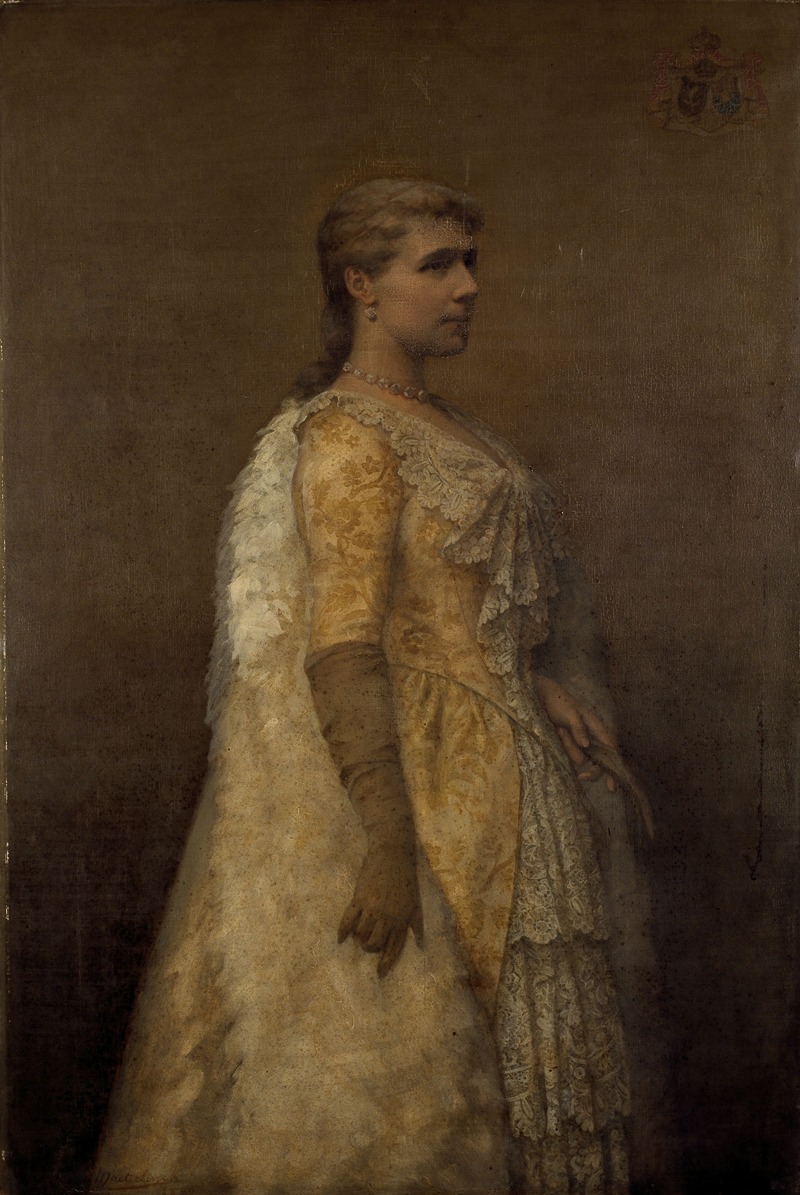 Louis Maeterlinck - Portrait of Queen Marie-Henriette