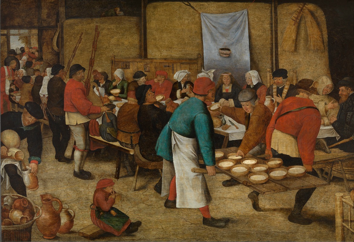 Pieter Brueghel The Younger - Farmer’s Wedding in a Barn