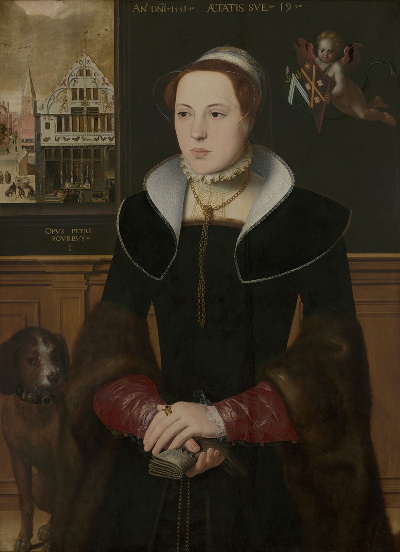 Pieter Pourbus - Portrait of Jacquemyne Buuck