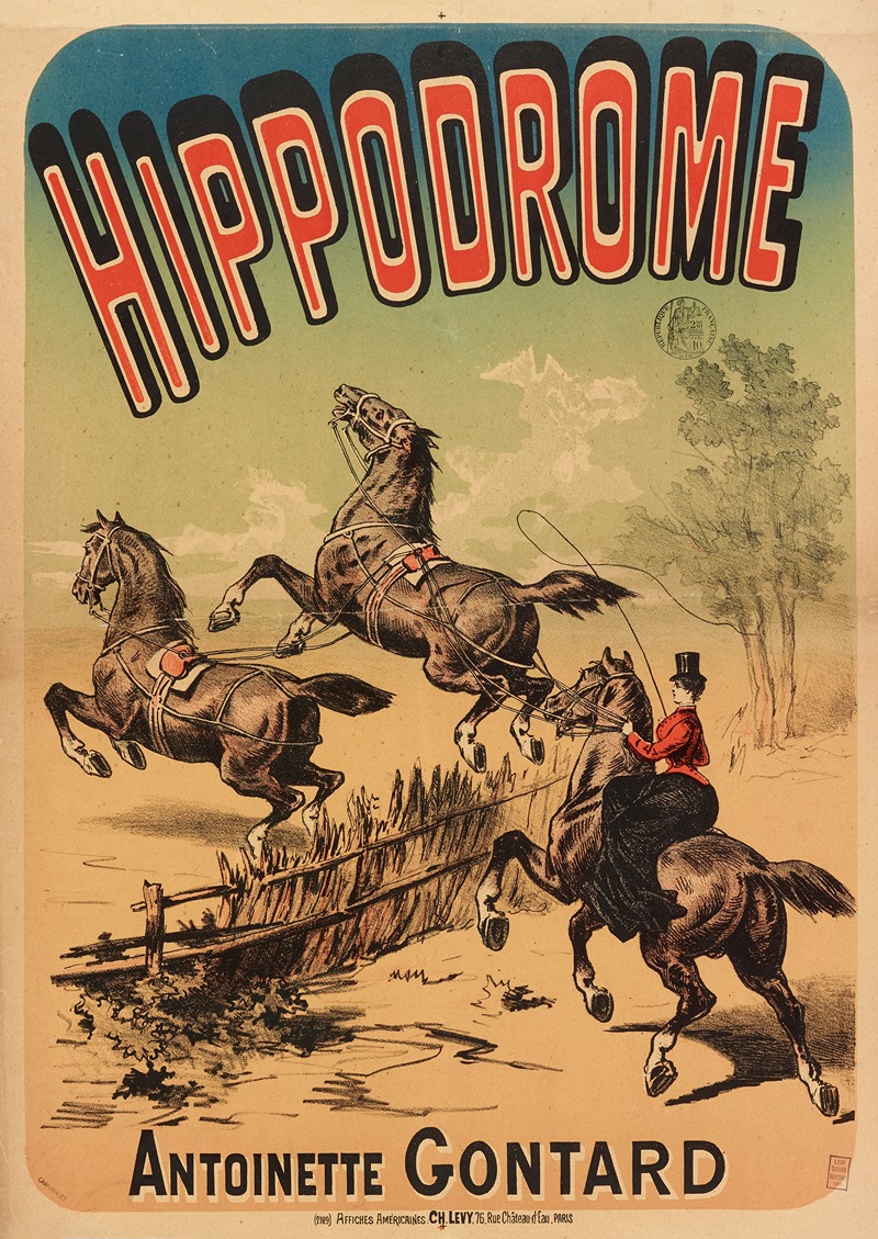 Imp. Charles Lévy - Hippodrome Antoinette Gontard