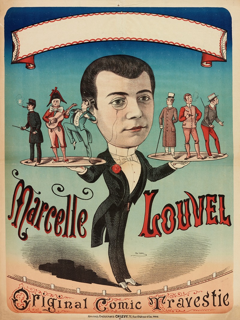 Imp. Charles Lévy - Marcelle Louvel Original Comic Travestie