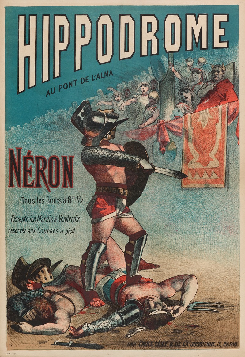 Imp. Emile Lévy - Hippodrome Au Pont De L’alma Neron