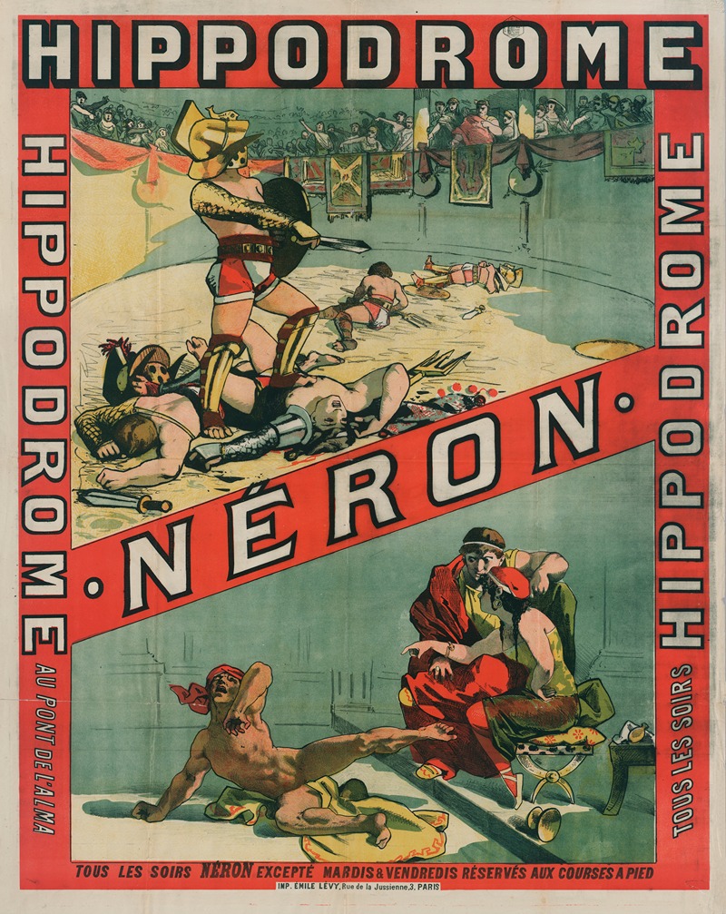 Imp. Emile Lévy - Hippodrome.Neron