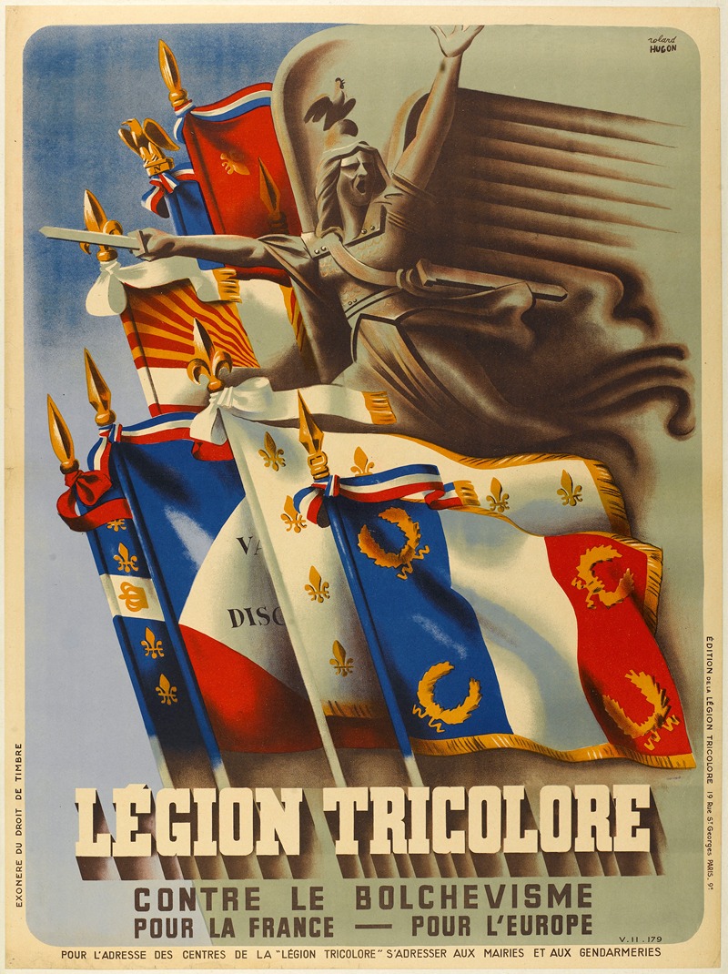 Roland Hugon - Legion Tricolore Contre Le Bolchevisme Pour La France- Pour L’europe