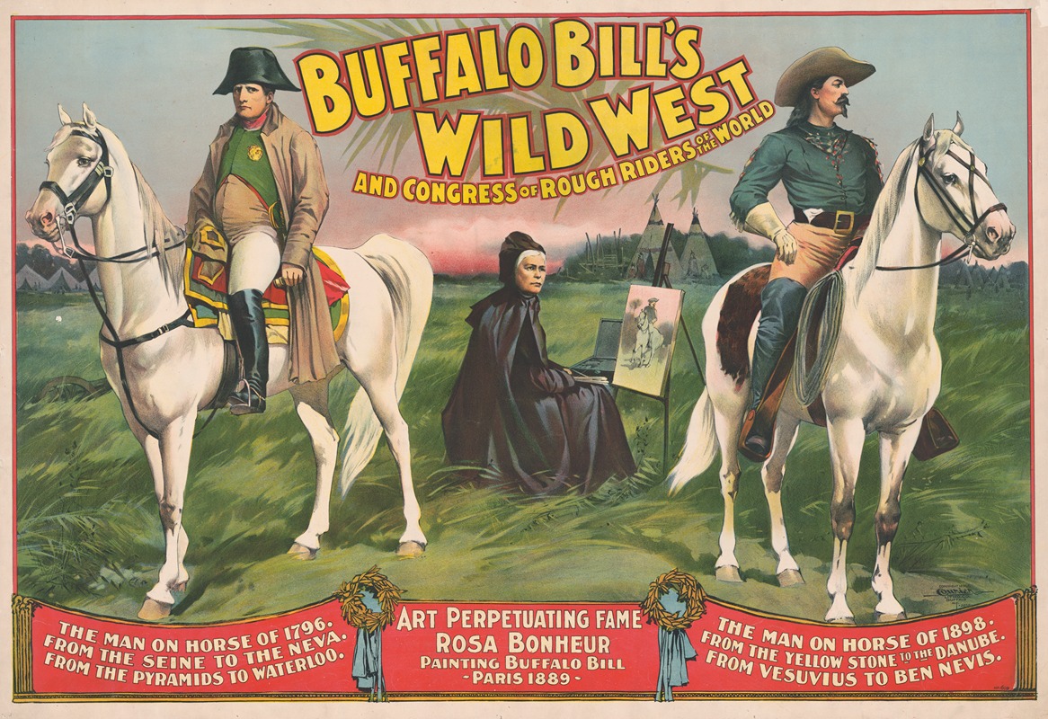 Courier Litho. Co. - Buffalo Bill’s Wild West and Congress of Rough Riders of the World