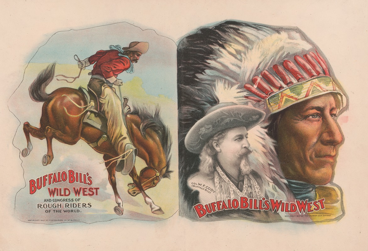 Courier Litho. Co. - Buffalo Bill’s wild west and congress of rough riders of the world