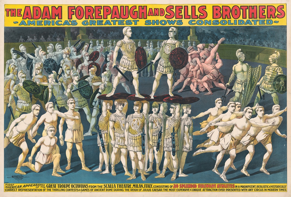 Courier Litho. Co. - First Amercian appearance of the great troupe Octavians from the Scalla Theatre, Milan, Italy….