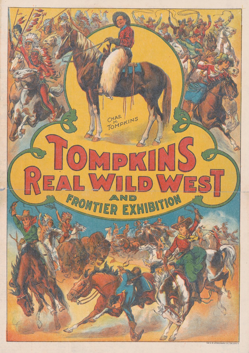 Russell, Morgan & Co. - Tompkin’s real wild west frontier exhibition