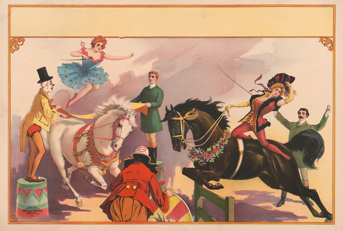 Russell, Morgan & Co. - Women performing on horseback