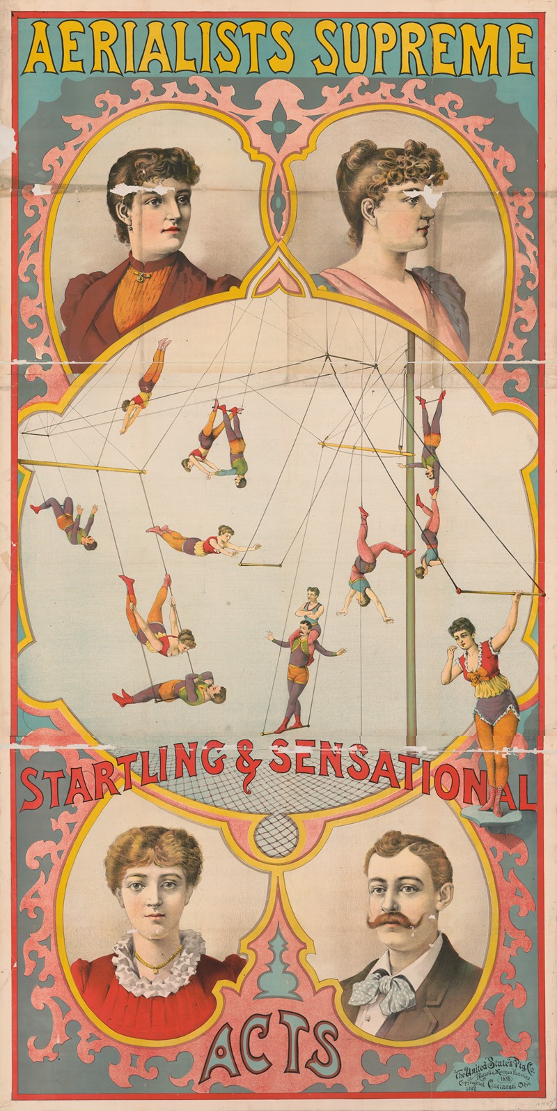 Russell, Morgan & Co. - Aerialists Supreme. Startling & sensational acts