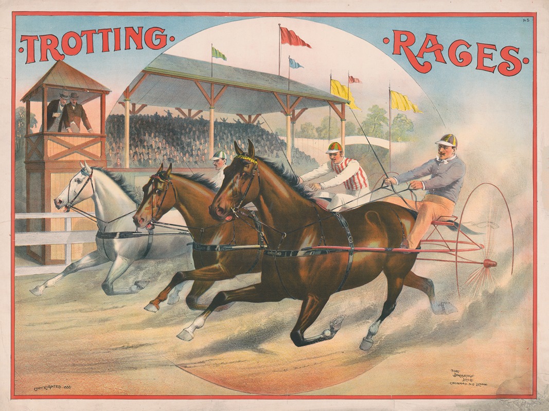 Strobridge & Co. Lith - Trotting races