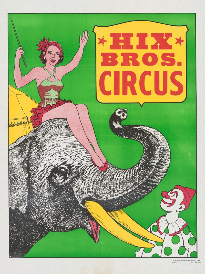 The Enquiring Printing Co. - Hix Bros. circus