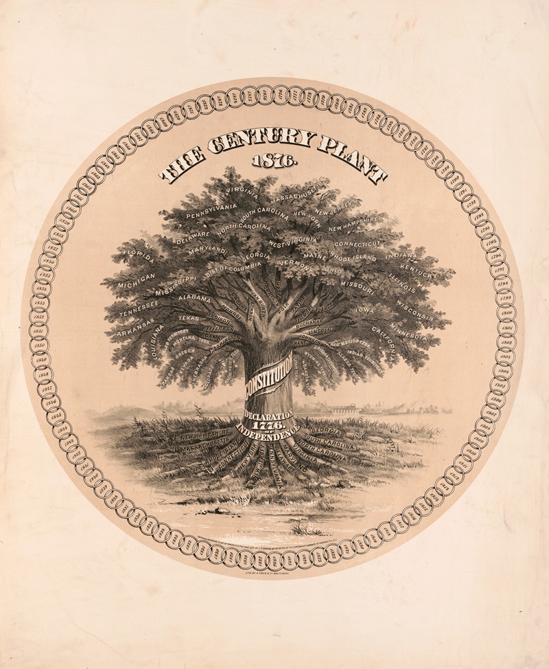 A. Hoen & Co. - The century plant 1876