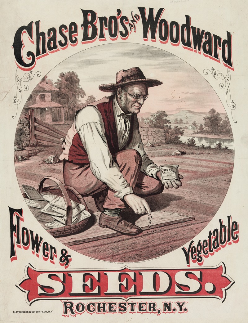 Clay, Cosack & Co. - Chase Bro’s and Woodward. Flower & vegetable seeds