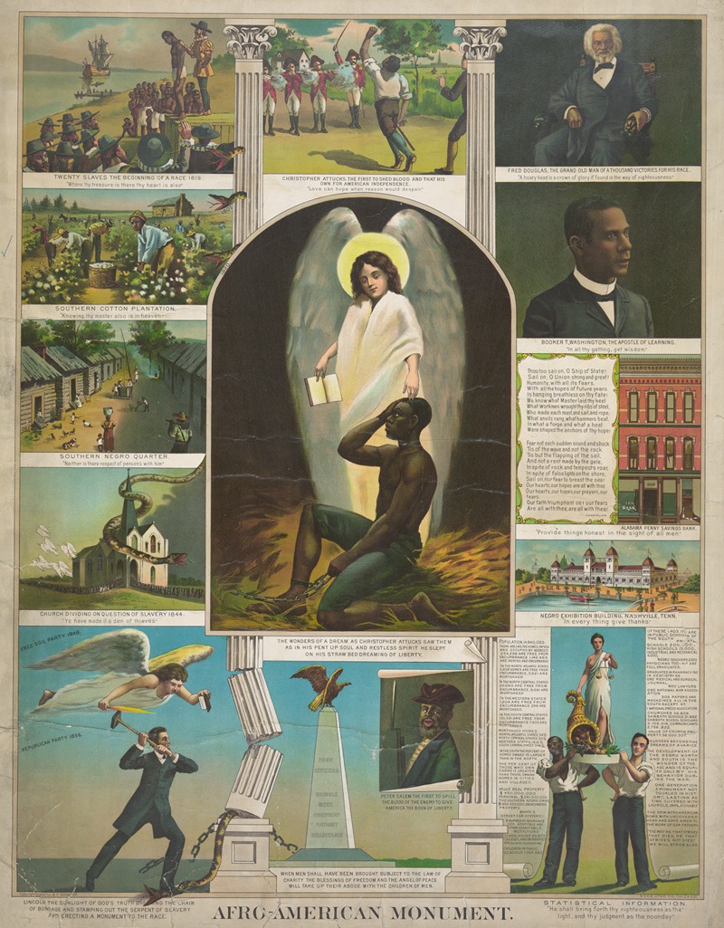 Goes Litho. Co. - Afro-American Monument